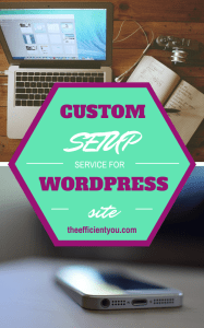 Custom WordPress Site Setup Service