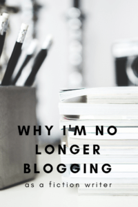 Blogging as a fiction writer
