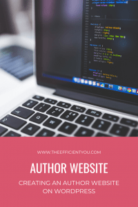 How to create an author website on WordPress