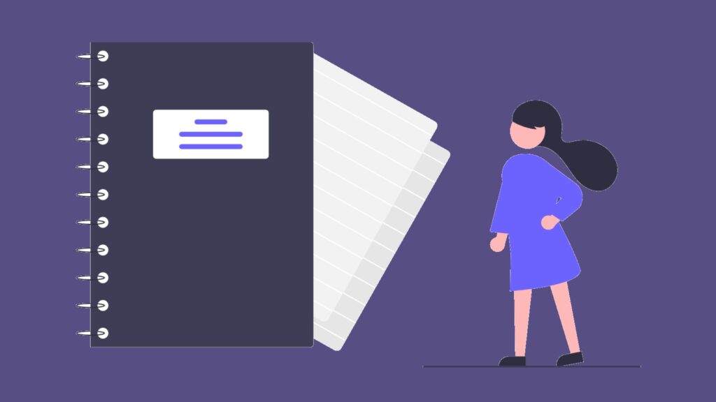 Binder Notebook with Dividers Blog Banner