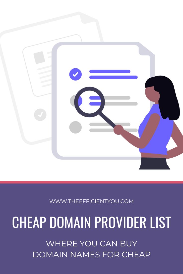 Cheap Domain Provider List Pinterest